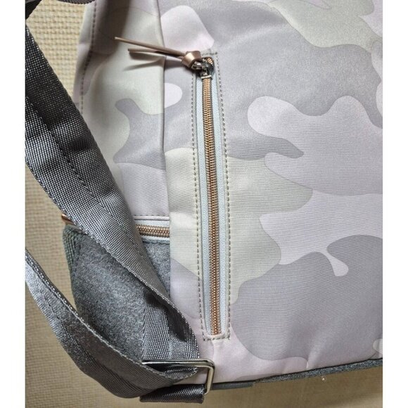 STELLA & DOT Blush Camo Camouflage “Crush It” Backpack Clean 2 Compartment - Picture 3 of 11